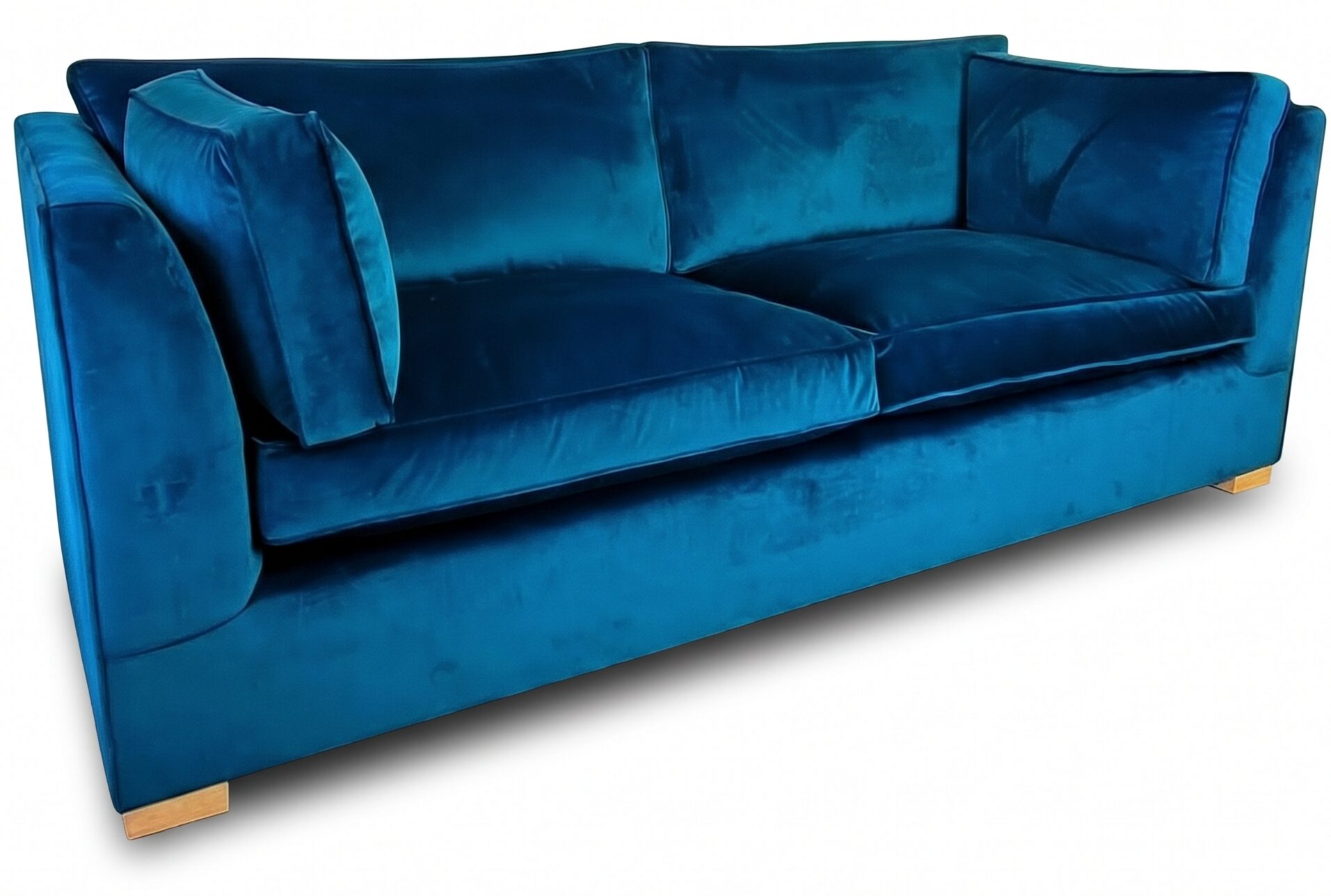 side angle comfy sofa
