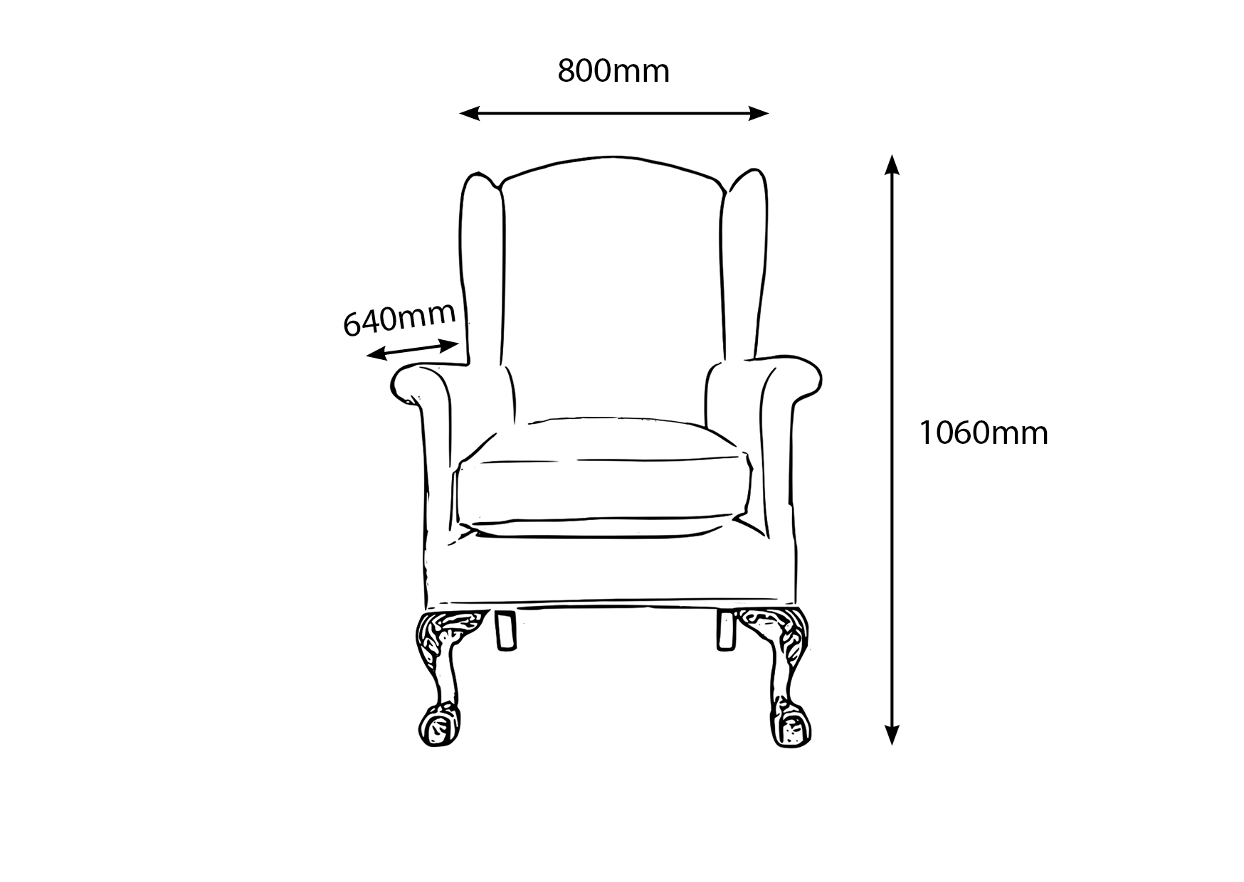 The Hintlesham Wing Chair - Image 2